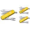Victorinox Coltello da Tasca Classic SD con Richiesta Stampa Auf der Conchiglia I Regalo per Uomini Donne Compleanno I Svizzero Coltello da Tasca Personalizzato 7 Funzioni 0.6223 Sunny Side - Giallo