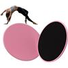 Huyeruie Slider Core per esercizi, dischi scorrevoli per esercizi di fitness, dischi scorrevoli per l'equilibrio del piede, cursori fitness dai colori vivaci per l'allenamento del core, esercizio per
