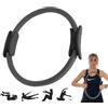 Winch Pilates Ring Grigio | qualità Premium con Imbottitura Extra, Impugnatura Antiscivolo | Anello di Resistenza per l'allenamento Total Body, Core Training, Yoga e Fisioterapia |
