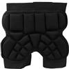 Jwthee Protezione dell'anca per bambini, pantaloncini, sci, pattinaggio, spessa protezione Po-protezione per bambini, antiscivolo, snowboard, pantaloni imbottiti, imbottitura sui fianchi per pattinaggio, sci