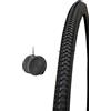 Deestone EBB27NXD 1 COPERTONE Nero + 1 Camera per Bici Bicicletta City Bike Stradale 27 X 1 1/4 (32-630)