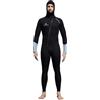 WYYHAA Men,XL,Muta in neoprene 3 mm per donna e uomo - Tuta da immersione intera monopezzo con zip frontale e cappuccio, ideale per snorkeling, surf, canoa e immersioni subacquee
