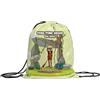 MOCHEIA SHOP Sacca a Zaino Brainrot Personalizzabile con nome, realizzata in ottimo poliestere, misura 30x40 cm. (tung tung shaur)
