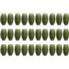 Generic 30 connettori elastici in Dacron per pesca alla carpa, per punte di canne da pesca