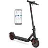 LOFIR 8,5 Monopattino elettrico pieghevole in lega di alluminio Connettività App legale per strada inclusa funzione di blocco Carico, 30Km di Autonomia, Batteria 387 Wh, Carico Massimo 120KG