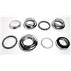 MV-TEK Serie Sterzo a Filetto Standard 1 (25,4mm) Ideale Bicicletta Pieghevole - Graziella - Epoca - Mountain Bike - Argento