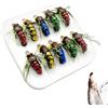 brooksnaji Esche Per La A Mosca - Set Di 10 Assortimento Di Secche, Design Realistico E Colore Vivido Di A Mosca Un Set Di Completo Che È Facile Da Adattare Una Varietà Di Specie Di Pesc