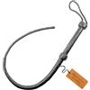 Bantoro Crafts Nero Frusta a coda singola Lunghezza 3 piedi/0,90 metri Frusta 8 warkoczy. Pleciona skóra Frustatore della coda del drago Equitazione equestre Pelle di vacchetta