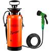 Moreeulsi Doccia Portatile da Campeggio, Borsa da Doccia Portatile Pressione per Esterni, 7 modalità di Getto d'Acqua, per Viaggi, Escursionismo, Arrampicata, Bagno Estivo, Auto Camion Lavaggio