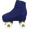 GISI Danza Copripattini in Lycra per Pattinaggio - 100% Made in Italy (L - Misura Pattini 40/42, Blu Scuro)