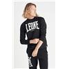 LEONE 1947 Leone1947 Sport Fight Activewear Maglietta Manica Lunga, Uomo, Nero, S