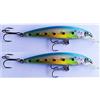 generico Artificiale Pesca Traina Spinning Mare Esca Spigola Serra Minnow Kit 2 Pz.