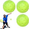Qurygin Pickleball da interni, 3 palline da pickleball in schiuma di poliuretano, morbide e riscaldate, 74 mm, accessori sportivi per uomini, donne, ragazzi, sottaceti