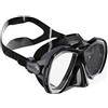 Mares Force-X - Maschera da immersione, colore: Nero