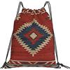 Generic Sacca Sportiva Native Pattern Zaino con Coulisse Impermeabile Sacche Sportive Sport Borsa con Coulisse per Scuola Spiaggia Festival M