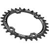 TANGSIYANG Monocorona MTB Corona Rotonda for Bicicletta da Montagna BCD 96mm 32/34/36/38T Parti della Piastra della Corona(36T,Round Black)