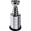 LNGODEHO Trofeo campione di hockey su ghiaccio da 25,4 cm, replica in miniatura della Stanley Cup, in argento cromato, regalo per fan di hockey su ghiaccio