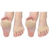 LOPHE Cuscinetti Metatarsali, 2 Pezzi Cuscinetti dell'avampiede in Tessuto, Cuscinetto Metatarsale Traspirante Morbido, Metatarsal Pads per Proteggere Scarpe e Piedi(S#Donna)