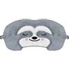 Rieoany Bradipi Maschera Per Dormire, Simpatici Animali Di Peluche Mascherina Per Dormire, Comodo E Traspirante Mascherina Occhi, Adatto A Bambini, Adulti, Ragazzi, Ragazze, Uomini, Donne(Grigio)