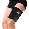 Ausla Tutore Coscia in Neoprene, Fascia Compressione Regolabile per Gamba, Supporto Elastico Sport, Unisex
