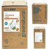 GREENATURAL BAG 5 Kg Lavastoviglie Liquido MENTA & EUCALIPTO - ecobio