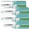 Mentadent Professional Protect+ Ultra Clean Dentifricio Rimuovi Placca Remineralizzante con Minerali Biocompatibili e Microgranuli - 6 Flaconi da 75ml