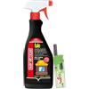 Magazzini GM Saratoga Falò Pulisci Vetro, Detergente Potente Anti-Fuliggine per Camini e Stufe, Rimuove Patina di Fumo e Incrostazioni, Vetro Brillante in Pochi Secondi con Accendino GM, 500ml (2, PZ)