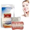Generic Kit di reline in silicone per protesi, denti falsi, set di denti falsi, kit di reline per protesi morbida, kit di reliner per protesi dentarie morbide a scatto, per protesi superiore e inferiore (1