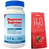 Generico Natural Point - Magnesio Supremo Ciliegia 150 gr + H2o Omaggio - rigenerante fisico e mentale - Senza Lattosio, Senza Glutine