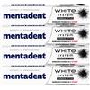 Mentadent 4x Mentadent White System Carbone Attivo Dentifricio Sbiancante - 4 Flaconi da 75 ml ognuno