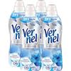 VERNEL Fresh Control Cool Fresh Ammorbidente 4 x 37 WL (148 lavaggi), profumo di bucato per una freschezza duratura 24/7 con tecnologia di neutralizzazione degli odori, bottiglia riciclabile