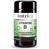 NUTRIVA Vitamine B, Integratore Alimentare a base di Vitamine del gruppo B e Vitamina H, Biotina. Integratore per energia, riduce stanchezza e affaticamento. 50 compresse