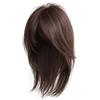 Jorzer Topper per capelli, Estensioni clip-in invisibili a strati con frangia a tenda per capelli diradati, Parrucca con parte invisibile per volume e lunghezza aggiunti, Nero