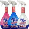 Generico Deodue Profumatore Sgrassatore Rosa - Azzurro - Bianco 600ml 3 pezzi