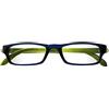 Espressoocchiali Occhiali Da Lettura Espressoocchiali Mod. Rainbow 2 Blu E Verde + 1,00-180 g
