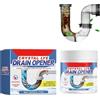 Mciluyaiio Apriscarico Crystal Lye, potente agente dragante e polvere detergente per tubi, lavandini e scarichi, schiuma WCSbloccante multiuso per cucina, bagno, WC, doccia
