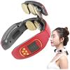 SHHYD Massaggiatore Per Collo Spalle Elettrico, Massaggiatore Cervicale Intelligente Con Riscaldamento, 4 Modalità 15 Intensità, Massaggiatore Portatile Cordless Per Collo E Della Spalla Pain Relief (Red)