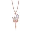 Meissa Regali per ragazze adolescenti Collana carina da donna Moon Ward Collana dell'amicizia Gioielli per bambini Collana girocollo in oro rosa