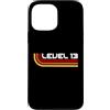 Retro Old 70s School 80s Nostalgic Compu Custodia per iPhone 13 Pro Max Livello 13 | Vintage Gamers 13 ° Compleanno Estetico Oldschool