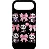 Coquette Bow Aesthetic Panda Graphic Wom Custodia per iPhone Air Nastro con fiocco Kawaii Panda Coquette con simpatica grafica Panda Lover