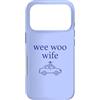 Wee Woo Wee Woo Apparel Custodia per iPhone 17 Pro Wee Woo Moglie Polizia Coniuge Carino Minimalista Estetica