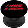 Watch TV Movies & Books on Radio Compute Ho un sogno | Attivista uguale 1960 PopSockets PopGrip Adesivo
