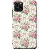 Cottagecore Flower Lover Designs Custodia per iPhone 11 Pro Max Giardino botanico con peonia rosa, motivo a coquette
