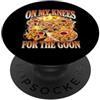 Funny Food Design & Funny Food Designs In ginocchio per il goon - divertente granchio rangoon cibo cinese PopSockets PopGrip Adesivo