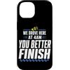 Triathlete Family Matching Race Day Crew Custodia per iPhone 14 Supporto per triathlon Crew Swim Bike Run Race Day
