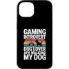 Dog Lover Gaming Introvert AFK Walker Sq Custodia per iPhone 13 Gioco introverso amante dei cani AFK Walking My Dog Gamer