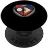 Souvenirs Filipino Lover Gifts Half Laotian Filipino Roots Laos Philippines PopSockets PopGrip Adesivo