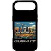 Oklahoma City Travel Art Studio Custodia per iPhone Air Oklahoma, skyline città, retro, vendemmia, arte, design