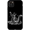 Funny Bigfoot Sasquatch Lochness Monster Custodia per iPhone 11 Pro Max Bigfoot Equitazione Nessie Mostro Cowboy Divertente Cryptid Loch Ness
