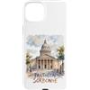 Utopia Sport Paris France Shop Custodia per iPhone 15 Plus Panthéon Sorbonne Parigi Francia Acquerello